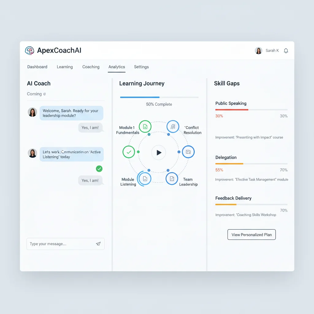 ApexCoachAI — Enterprise Training Intelligence & AI Coaching Platform