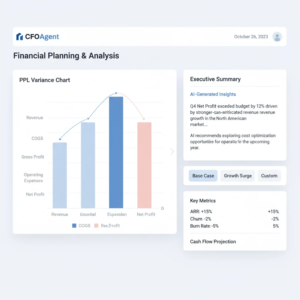 CFOAgent — AI-Powered Financial Planning & Analysis (FP&A) Platform